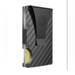 Hayvenhurst Slim Minimalist metal wallet Carbon Fiber